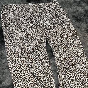 Leopard Print Pants
